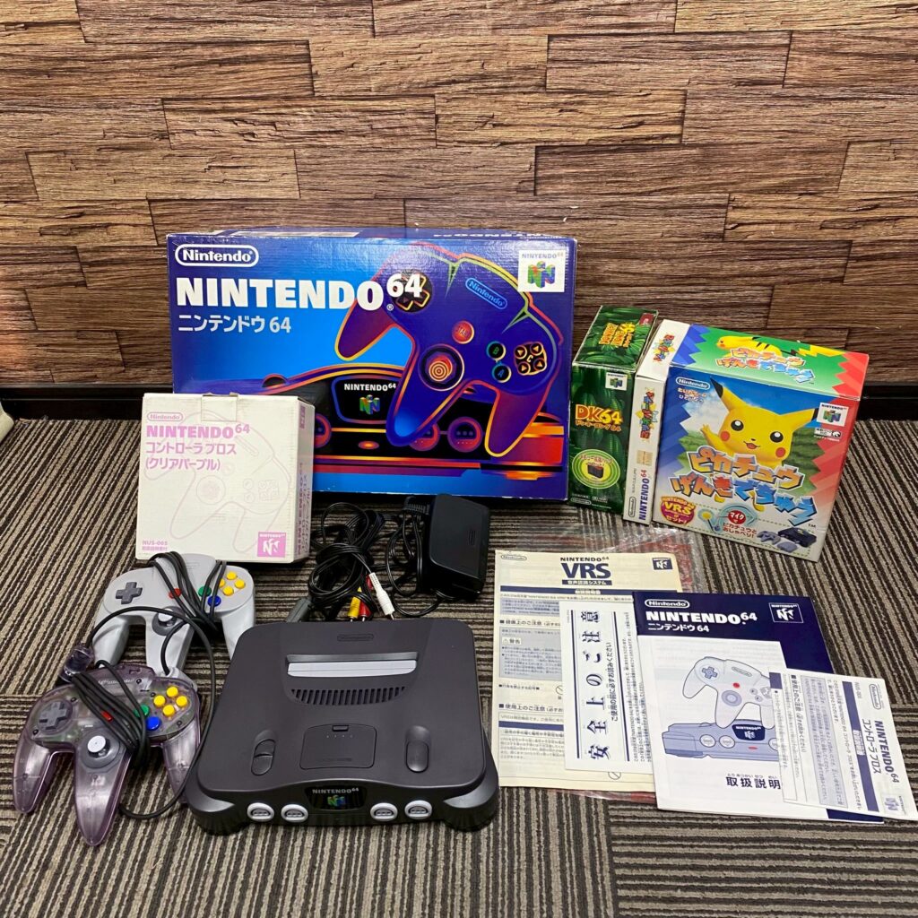 西宮市で買取した任天堂ニンテンドー64 NUS-001｜レトロゲーム機・高価買取・出張買取 BuyQuick