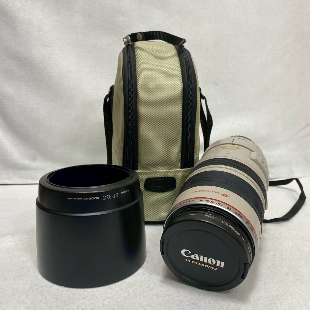 Canon 望遠レンズ EF 100-400mm F4.5-5.6L IS USMを大阪市で出張買取しました｜買取実績 BuyQuick
