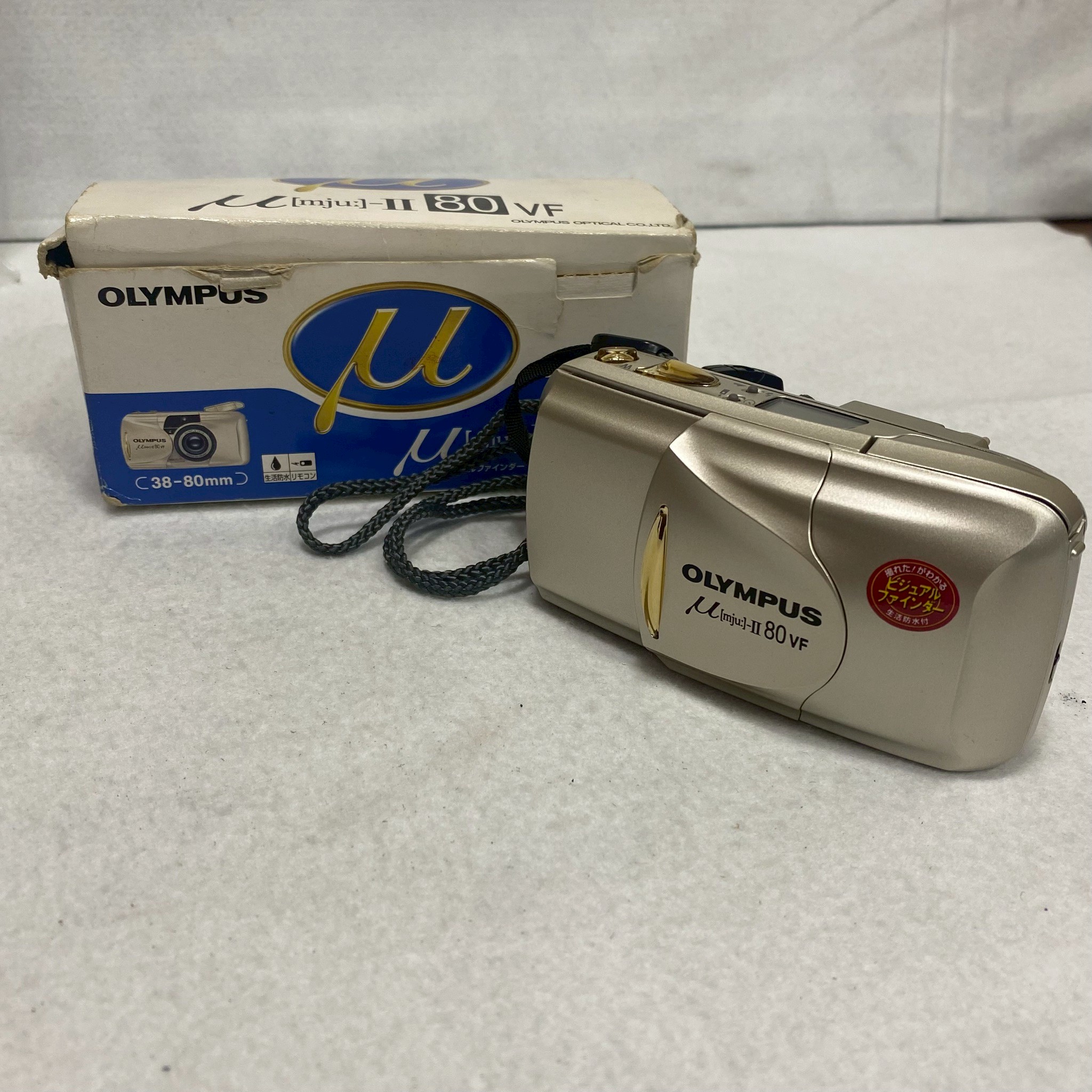 【買取実績｜泉大津市】OLYMPUS フィルムカメラ μ[mju:]-Ⅱ 80VFを出張買取いたしました！