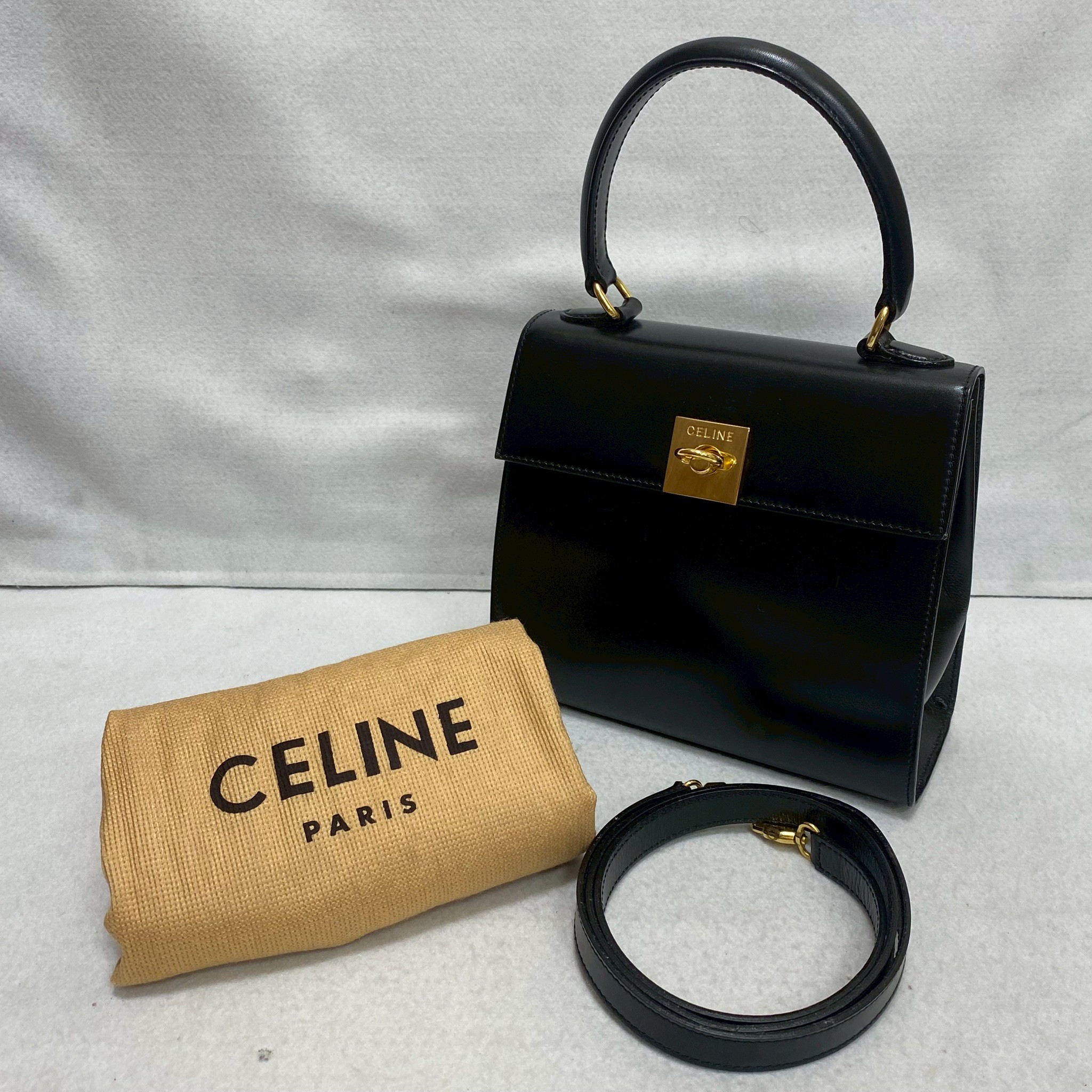 【買取実績|八尾市】CELINE(セリーヌ)レザーハンドバッグを出張買取いたしました!
