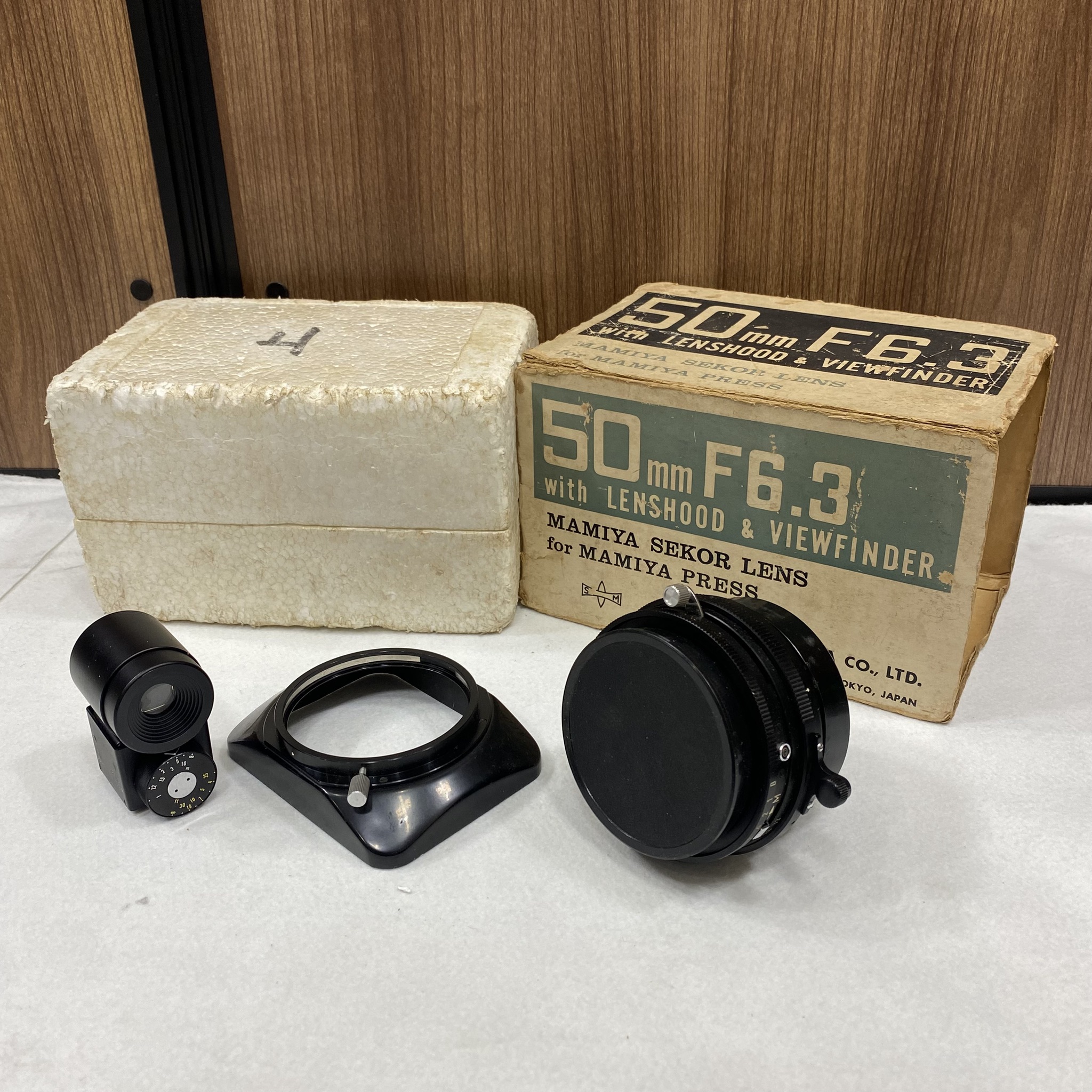 【買取実績｜大東市】MAMIYA SEKOR 50mm F6.3 レンズ（フード・ビューファインダー付き）を出張買取しました!