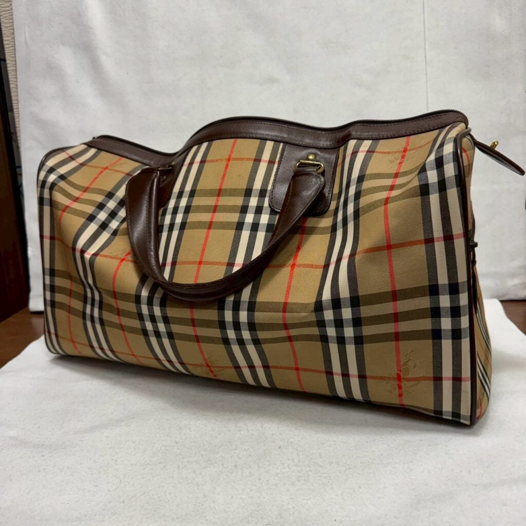買取実績｜交野市】BURBERRY（バーバリー）のノバチェック ボストン