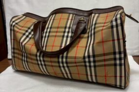 【買取実績｜交野市】BURBERRY（バーバリー）のノバチェック ボストンバッグを出張買取しました!