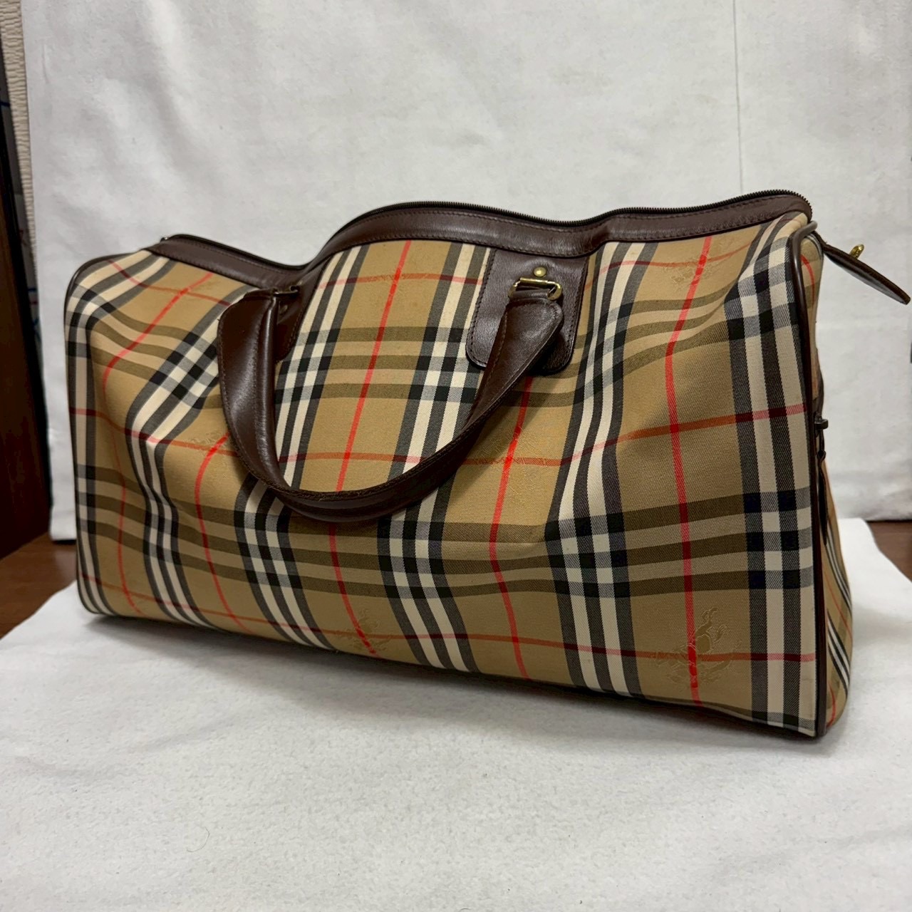 【買取実績|交野市】BURBERRY(バーバリー)のノバチェック ボストンバッグを出張買取しました!