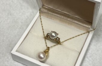 【買取実績｜大阪市】K18 パールネックレス・リングを出張買取しました!